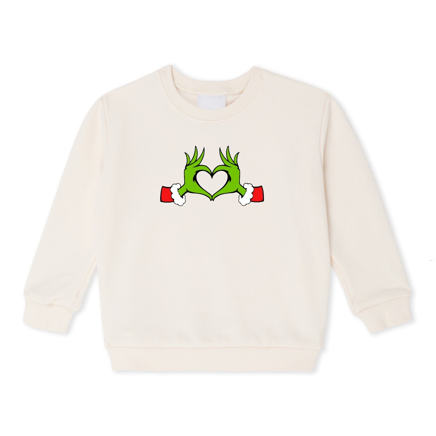 Toddler Grinch Heart Sweatshirt