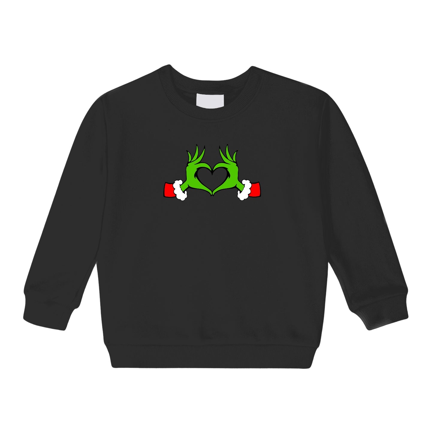 Toddler Grinch Heart Sweatshirt