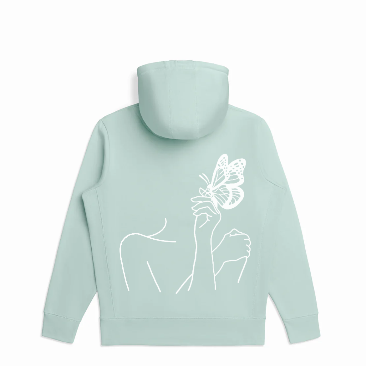 Antisocial butterfly hoodie green online