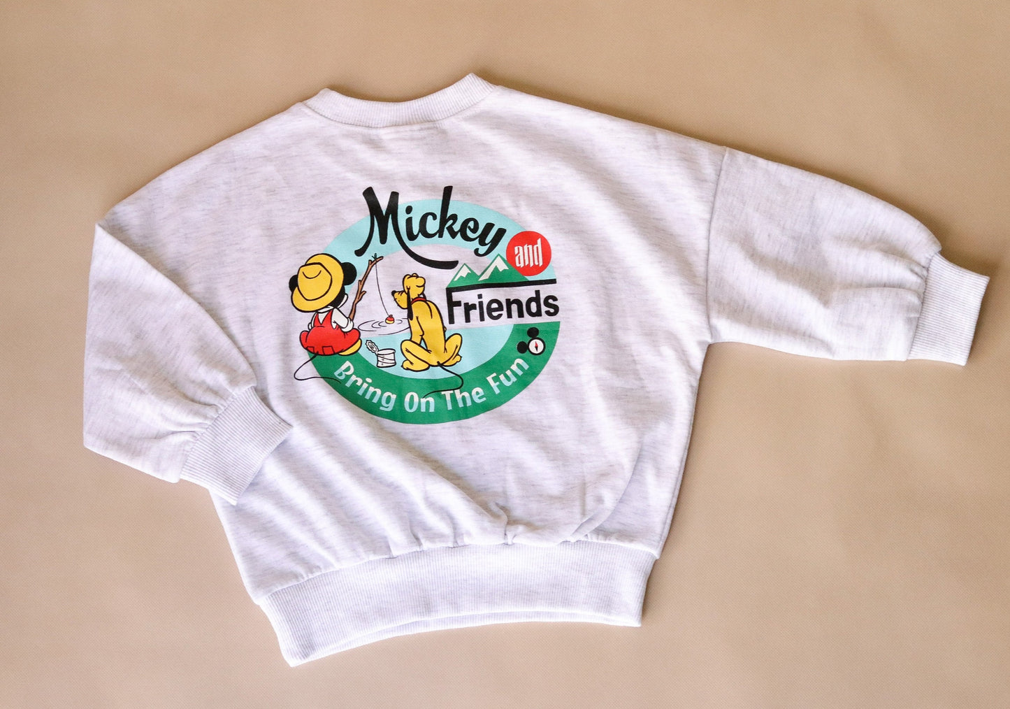 Fishing Mickey & Pluto Crewneck