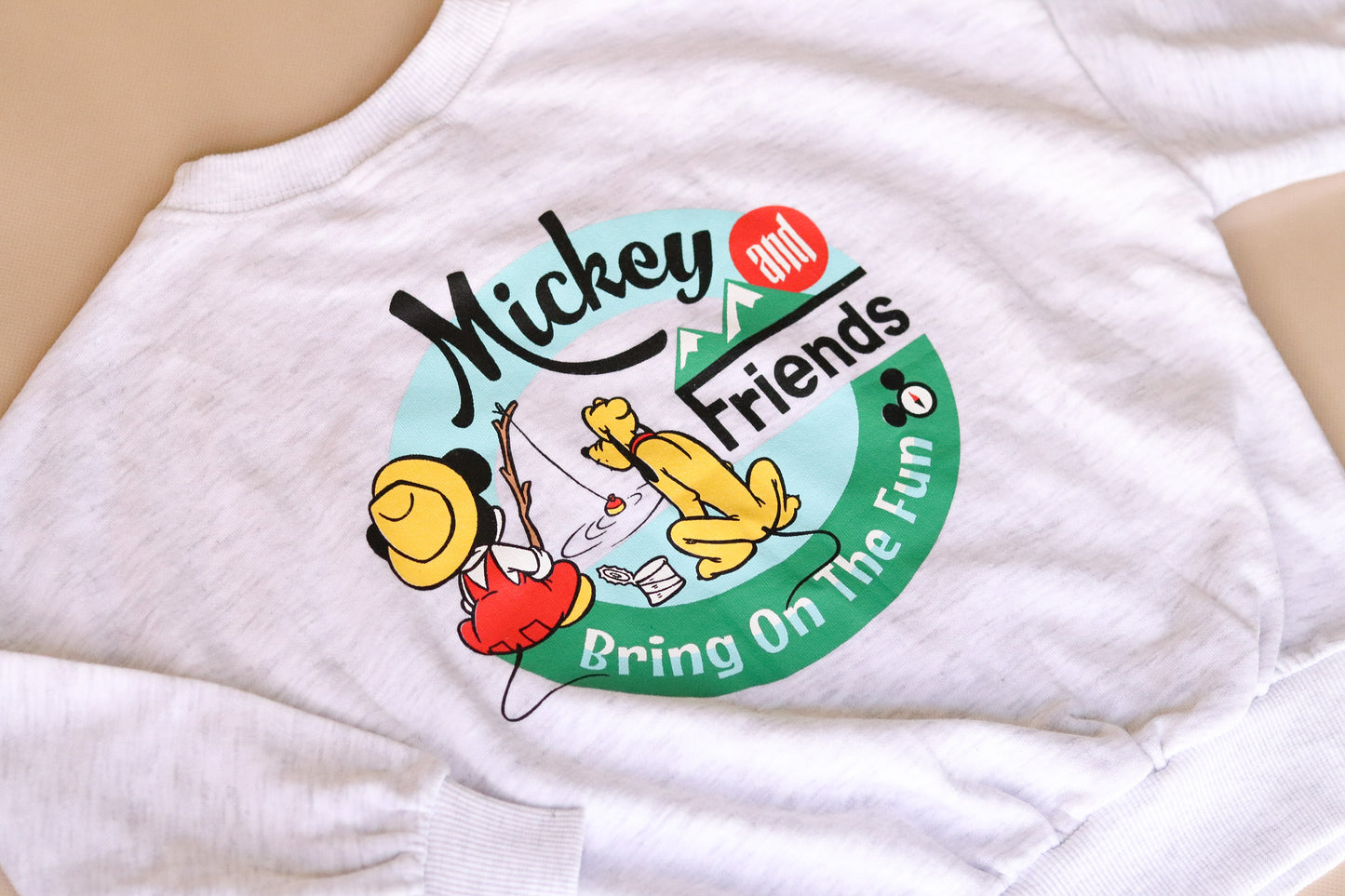 Fishing Mickey & Pluto Crewneck