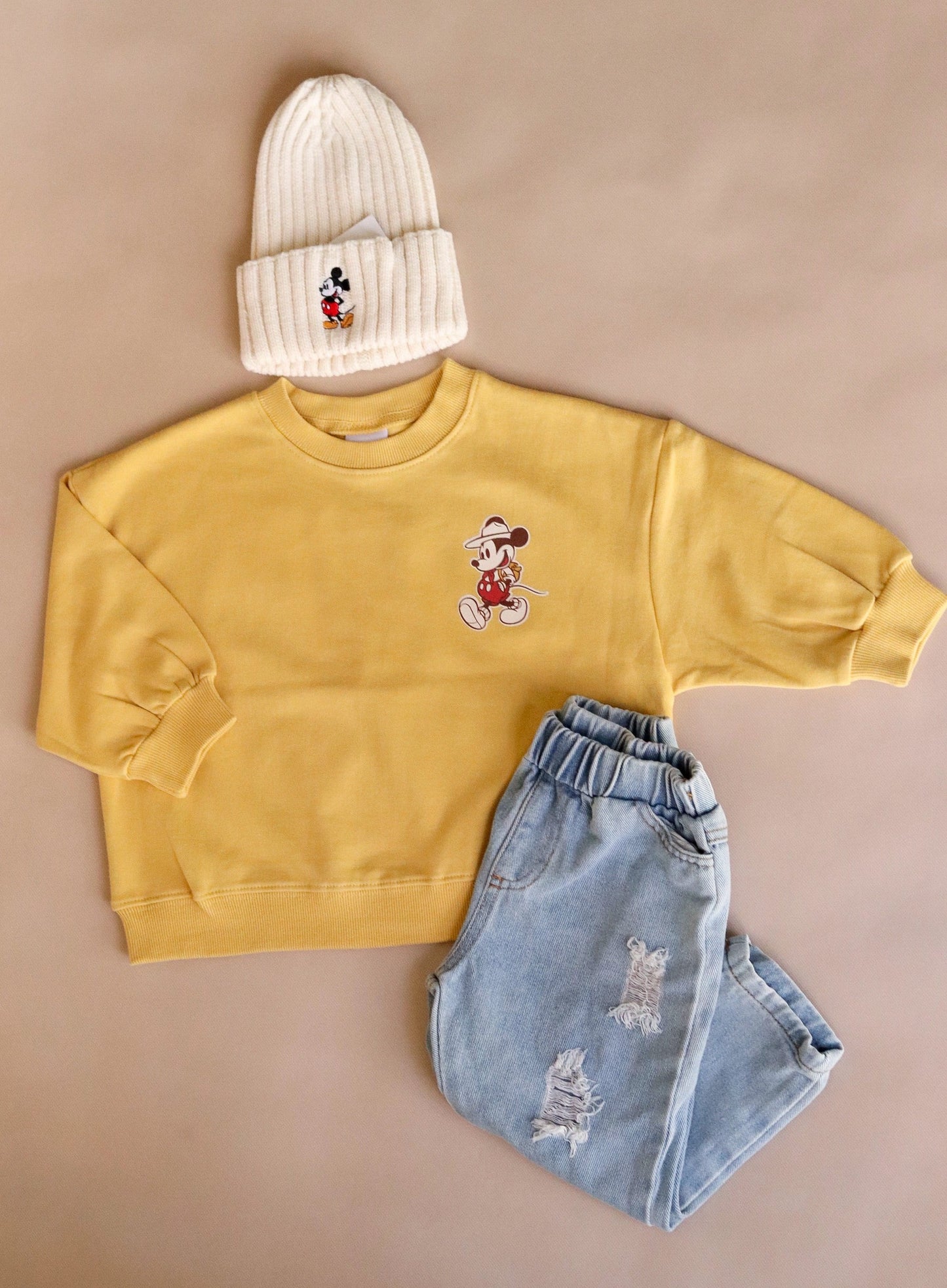 Mickey Fishing Crewneck