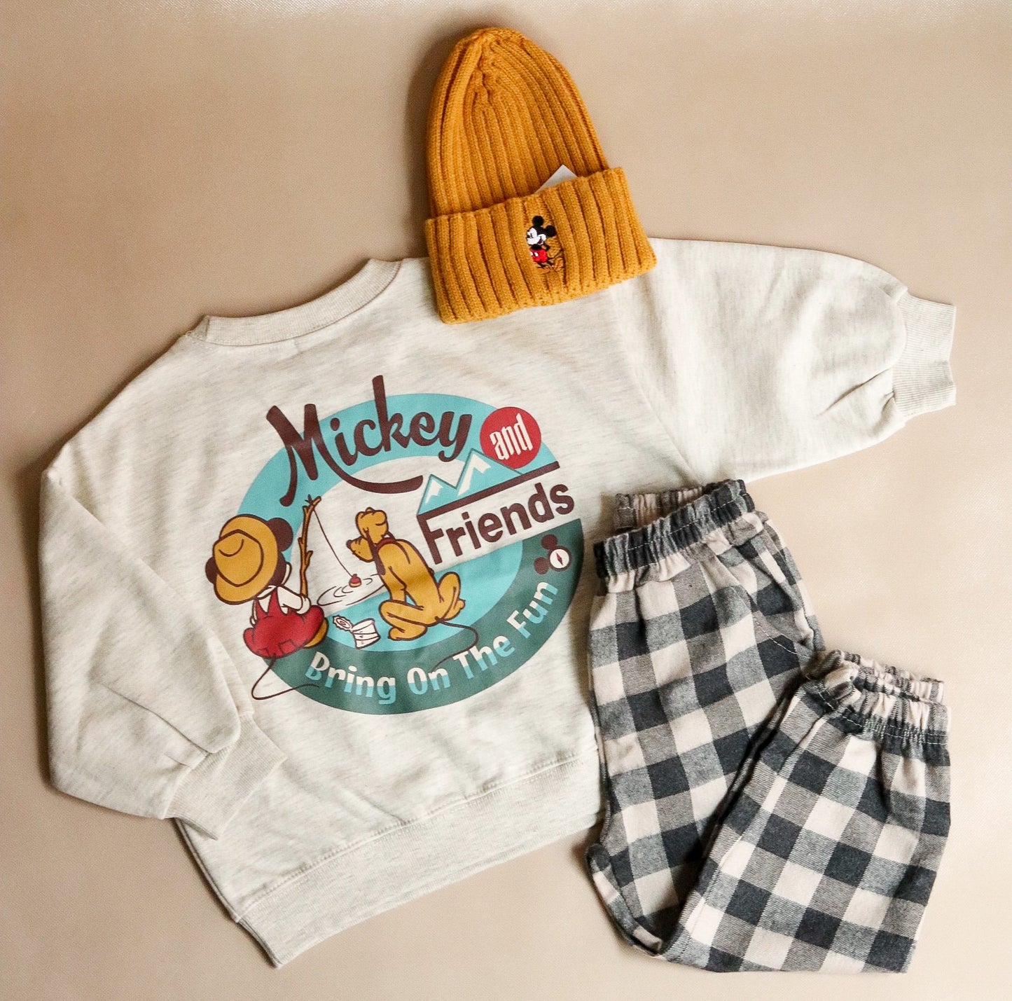 Mickey Fishing Crewneck