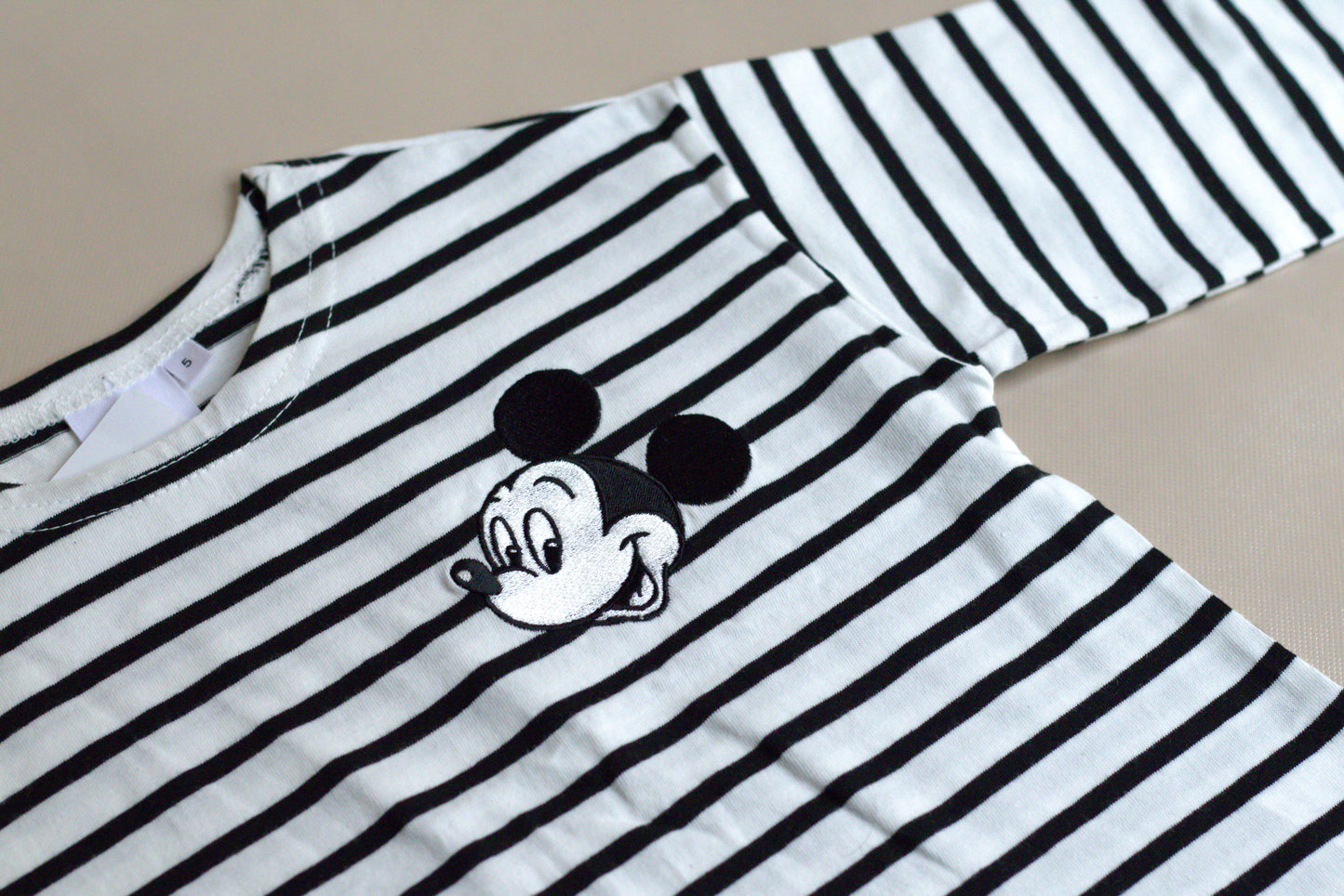 Mickey Stripes Long Sleeve